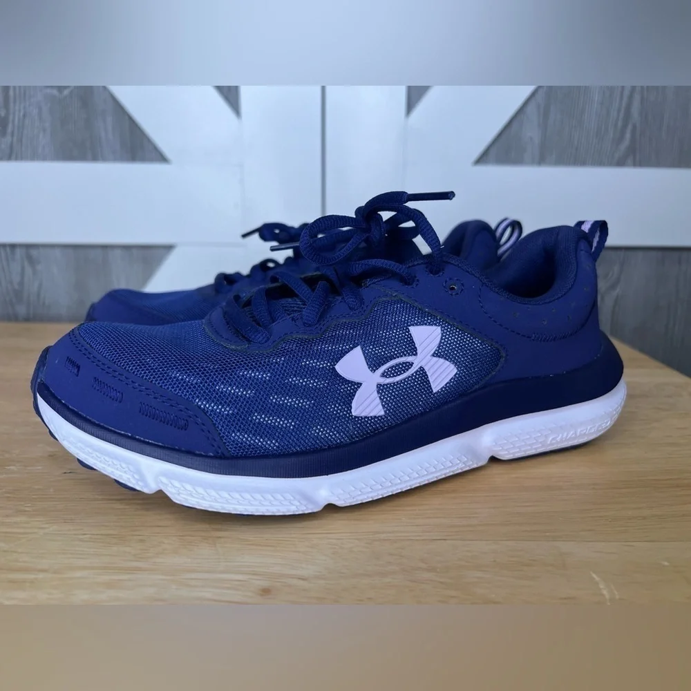 S26. NWT Under Armour Women's Charged Assert 10 Running Nebula Purple 8.5/EU40 - Picture 2 of 8